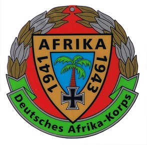 Verband Deutsches Afrika-Korps e.V. Selbstklebendes Verbandsemblem