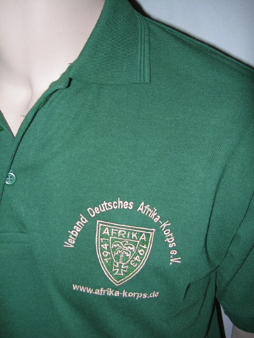 Verband Deutsches Afrika-Korps e.V. Polo-Shirt Stickerei